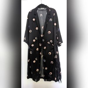 Silky robe/long jacket